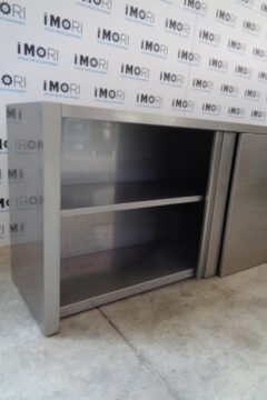 Armadio In Acciaio Inox Usato.Armadio Porta Teglie Usato In Acciaio Inox Con Porte Battenti 78x95x86h Mo Ri