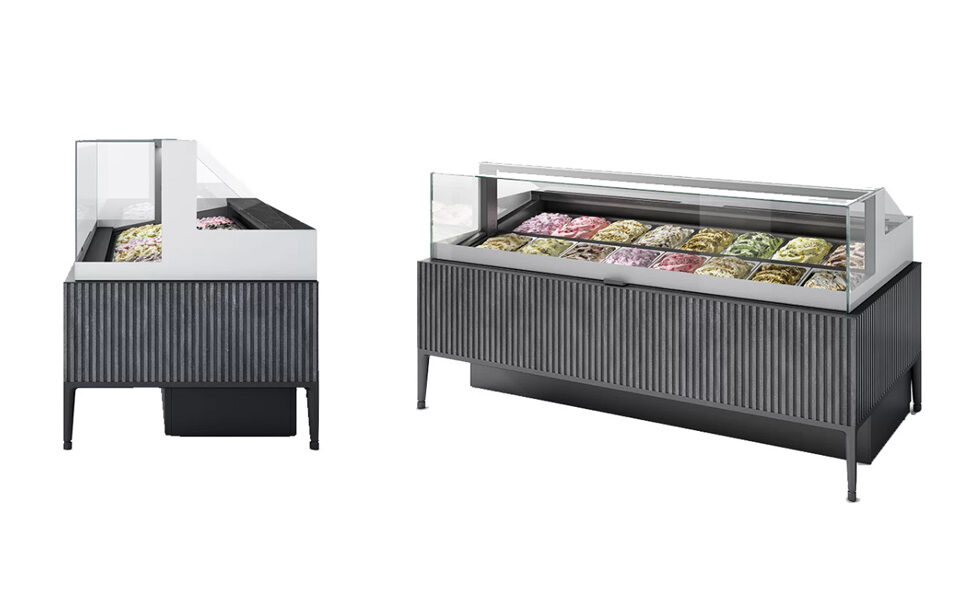 Vetrina Gelato Isa In Stock, Qualità A Un Prezzo Imbattibile. Vetrine Provenienti Da Fiera E Showroom