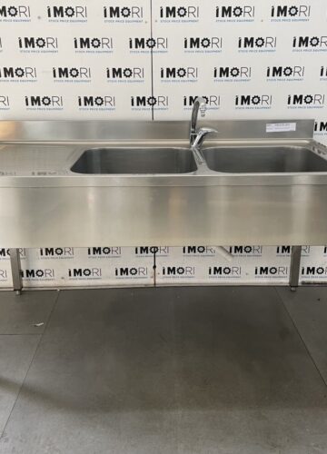 Lavello Ilsa Con Doppia Vasca E Sgocciolatoio A Sinistra Usato